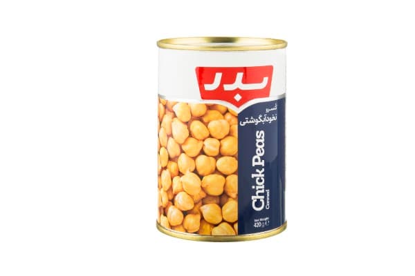 تصویر 1 از خرید کنسرو نخود آبگوشتی بدر + قیمت فروش استثنایی